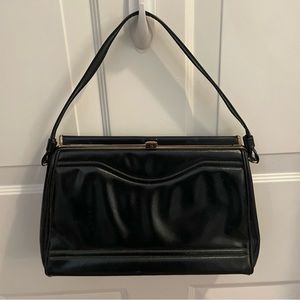 Vintage Black Handbag Purse